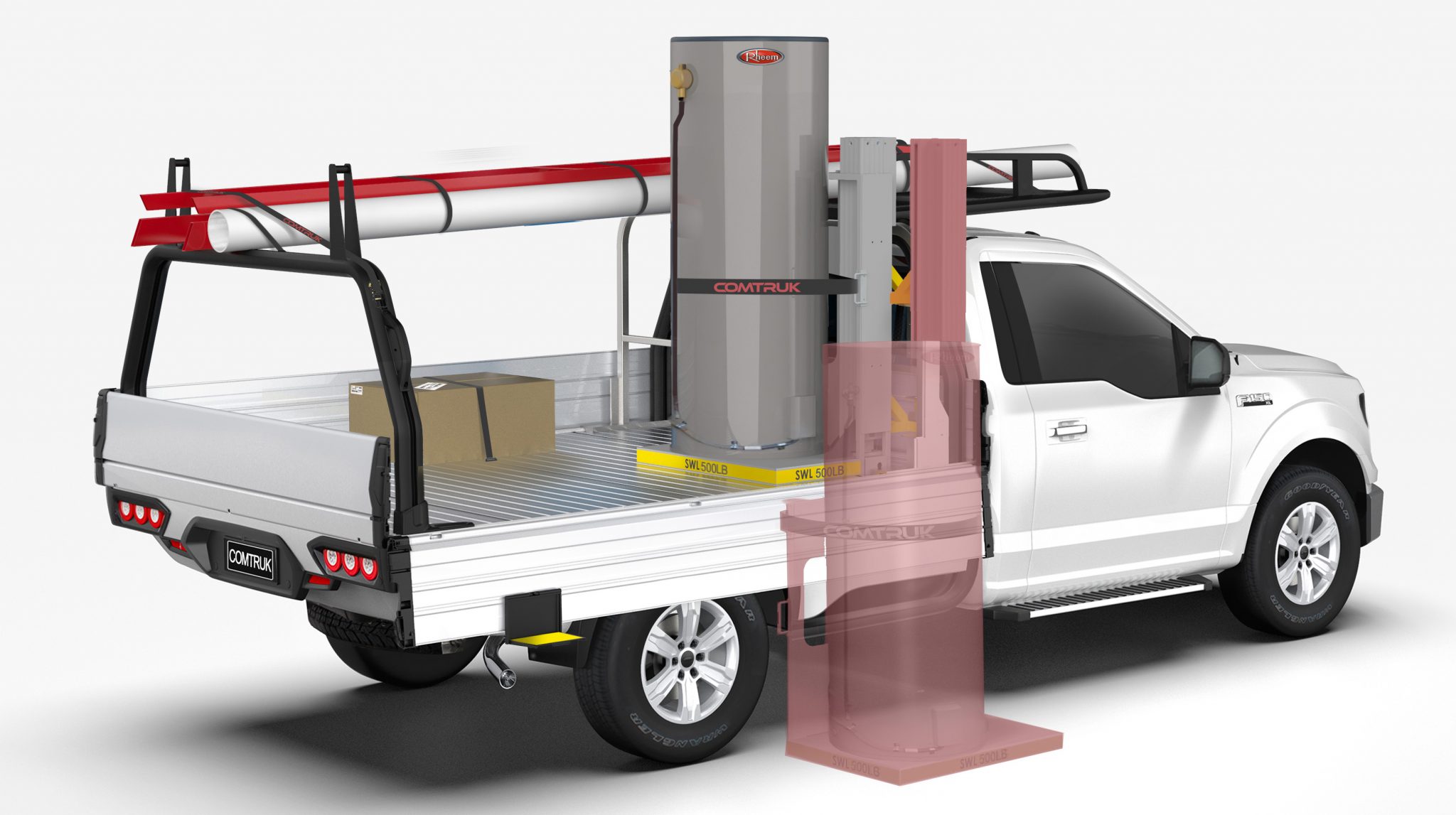 EZ Lift-N-Load side lifter - Comtruk commercial truck beds