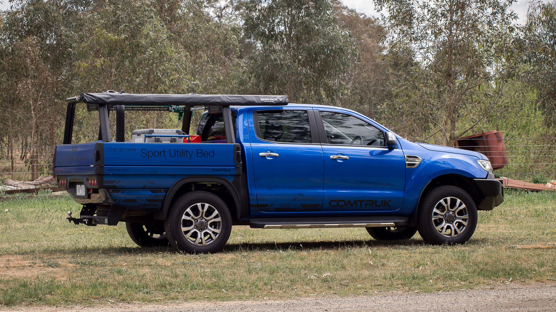 Sport Utility Bed on a Ford Ranger during a roadtrip in NSW